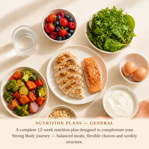 Aloura Life General Nutrition Programme 12-week meal planning guide mockup