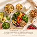 Aloura Life Vegan Nutrition Programme 12-week plant-based meal plan mockup